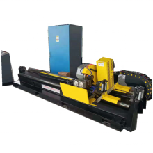 Cold saw for pipe line cutting system